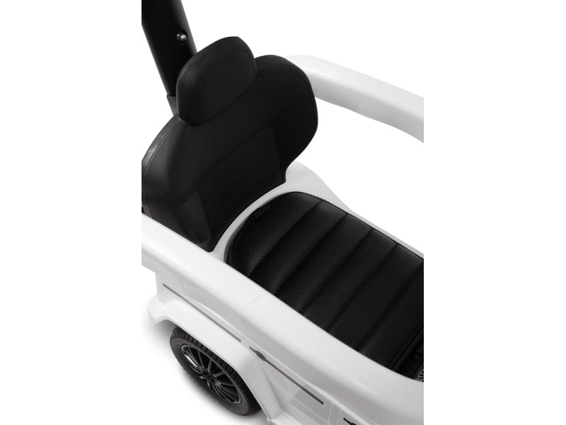 Машинка для катання Caretero (Toyz) Mercedes G350 D з батьківською ручкою White, Фото 8