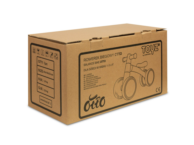 Велосипед беговой Caretero (Toyz) Otto Pink, Фото 9