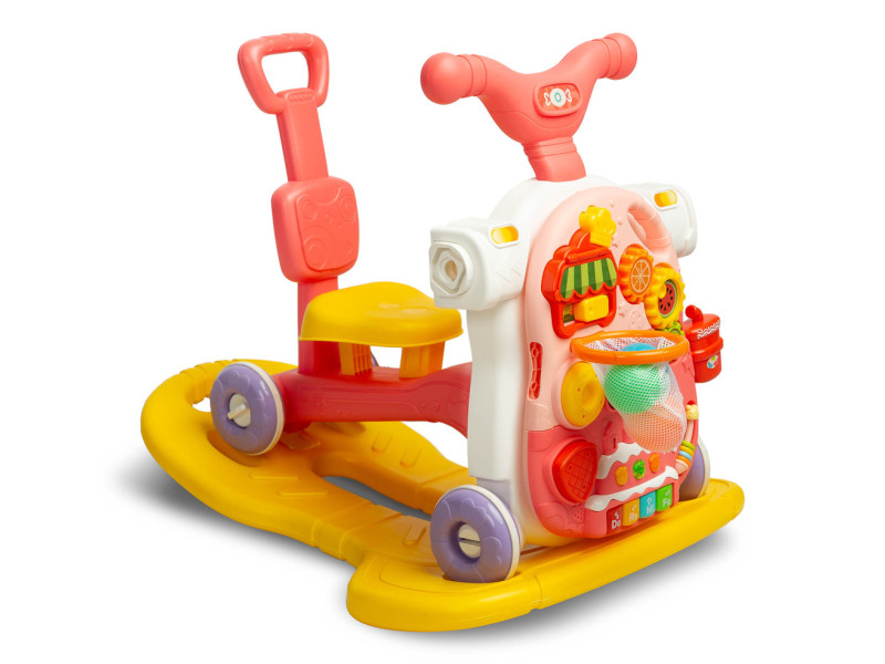 Каталка-ходунки багатофункціональний столик 5 в 1 TOYZ Pink, Фото 1