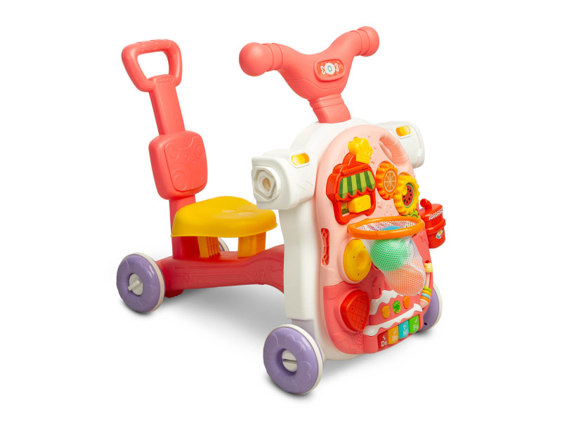 Каталка-ходунки багатофункціональний столик 5 в 1 TOYZ Pink, Фото 4