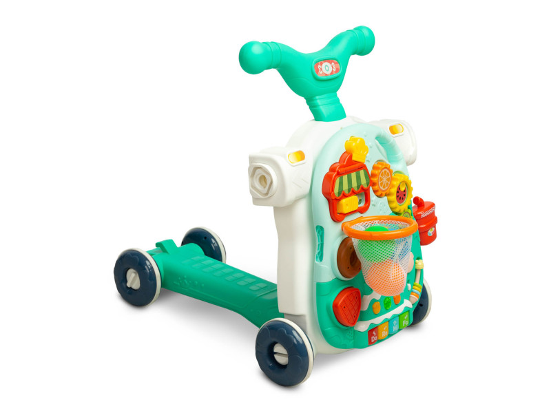 Каталка-ходунки багатофункціональний столик 5 в 1 TOYZ Turquoise, Фото 6