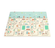 Детский двухсторонний термоковрик 200 х 180 см Toyz (Caretero) Автомобілі