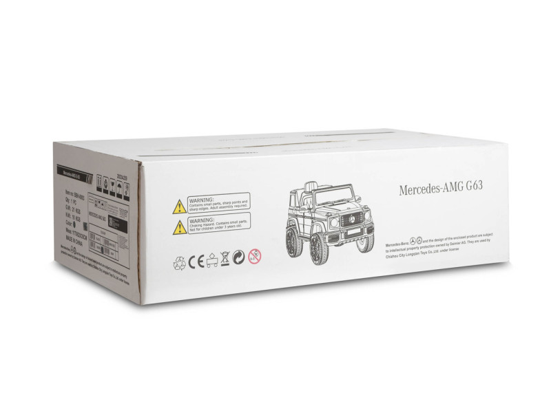Детский електромобиль Caretero (Toyz) Mercedes Benz G63 AMG Navy, Фото 11