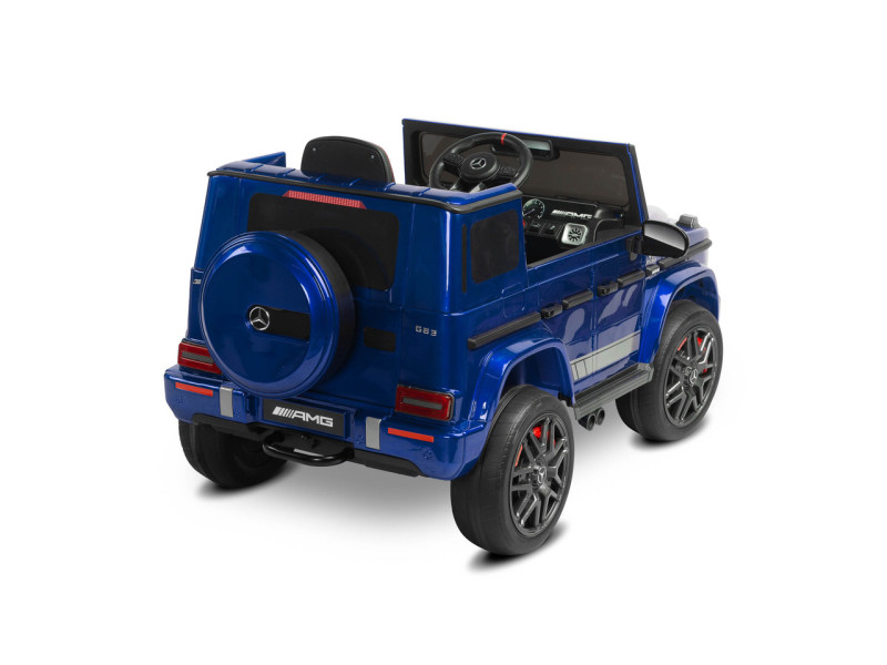Детский електромобиль Caretero (Toyz) Mercedes Benz G63 AMG Navy, Фото 4