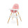Стульчик для кормления 2 в 1 Caretero Tuva Pink