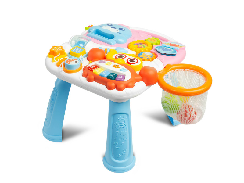 Ходунки-каталка ігровий розвиваючий столик 2 в 1 Caretero Spark, Фото 6