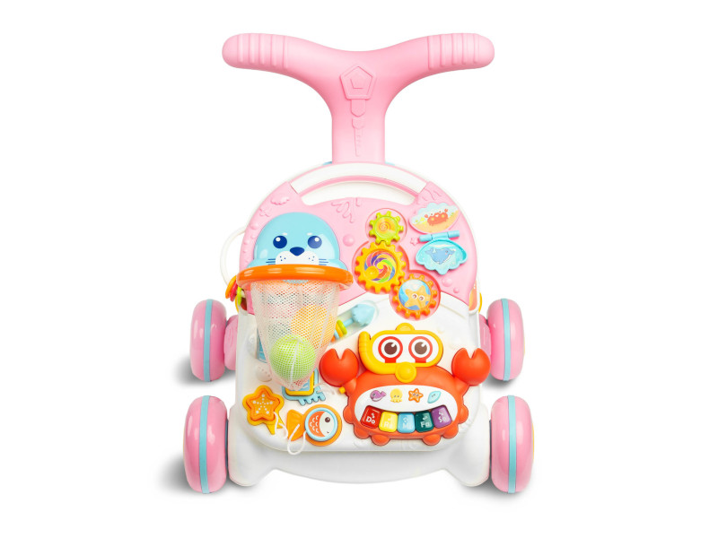 Ходунки-каталка ігровий розвиваючий столик 2 в 1 Caretero Spark, Фото 4