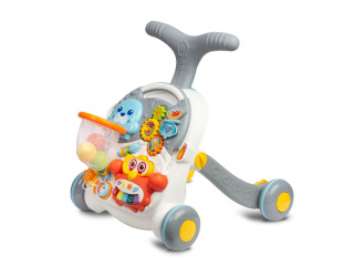 Ходунки-каталка ігровий розвиваючий столик 2 в 1 Caretero Spark