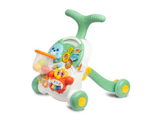 Ходунки-каталка ігровий розвиваючий столик 2 в 1 Caretero Spark