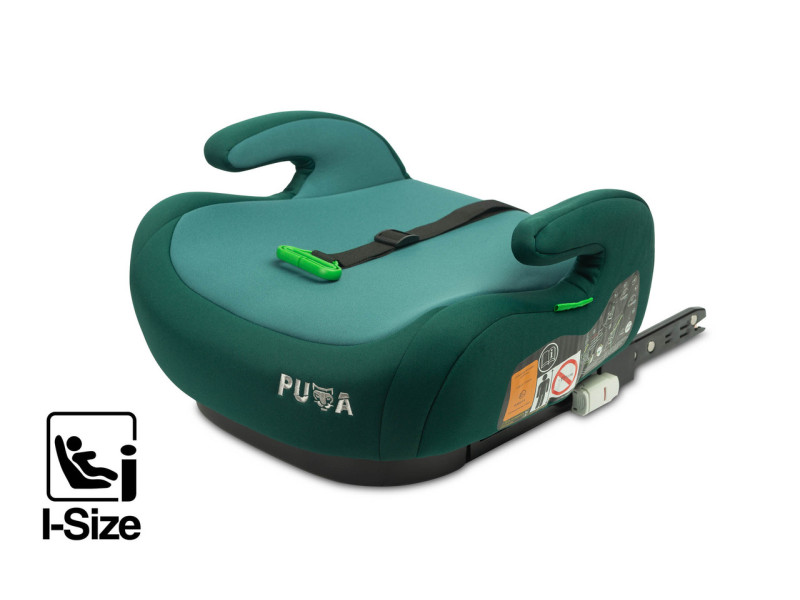 Автокрісло бустер Caretero Puma ISOFIX I-SIZE (125-150 см) Emerald, Фото 1