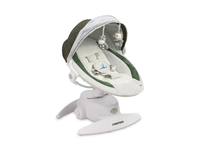 Детский шезлонг-качалка Caretero Opti Green, Фото 1