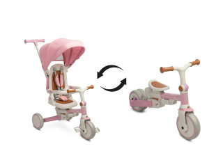 Детский трехколесный велосипед Caretero (Toyz) Faro Pink