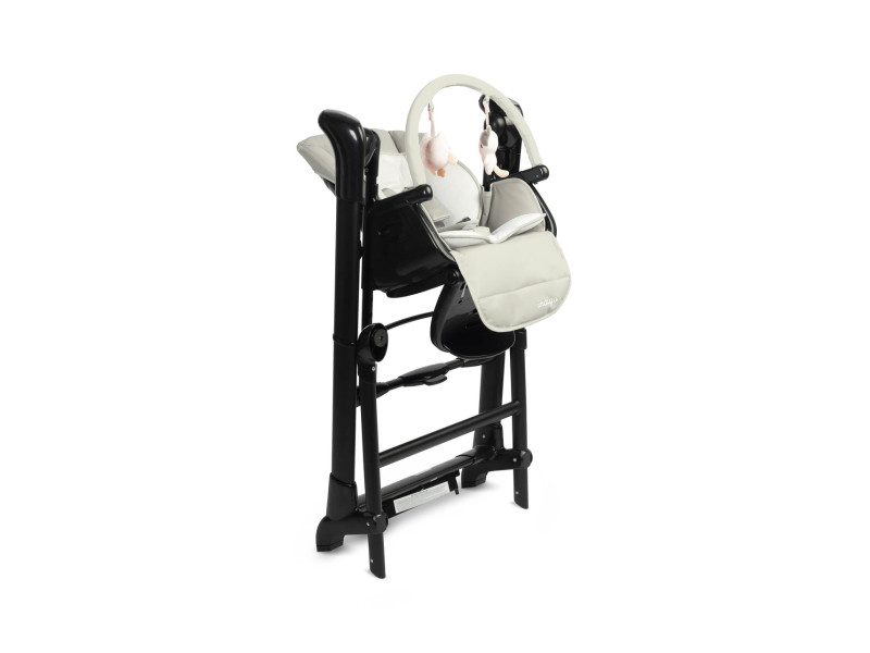 Стільчик для годування + гойдалка 2 в 1 Caretero Indigo Black Grey, Фото 9
