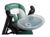 Стільчик для годування + гойдалка 2 в 1 Caretero Indigo Black Green, Фото 21