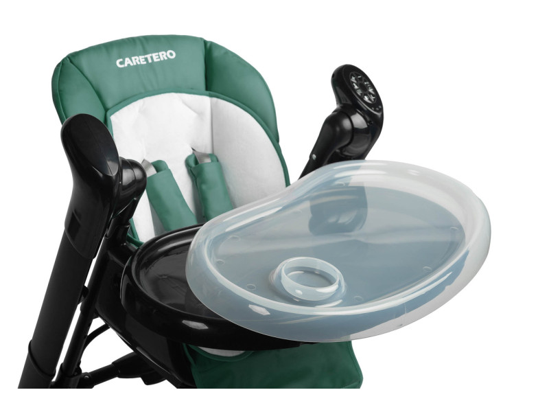 Стільчик для годування + гойдалка 2 в 1 Caretero Indigo Black Green, Фото 11