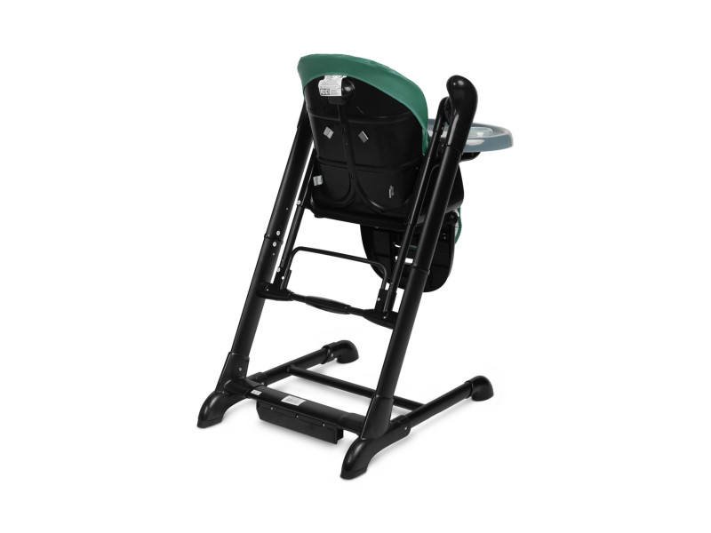 Стільчик для годування + гойдалка 2 в 1 Caretero Indigo Black Green, Фото 3