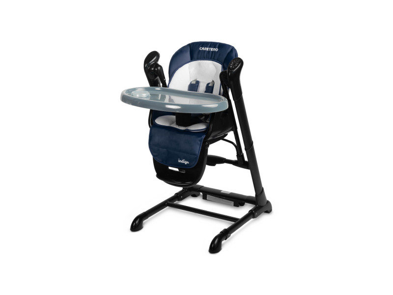 Стільчик для годування + гойдалка 2 в 1 Caretero Indigo Black Navy, Фото 1