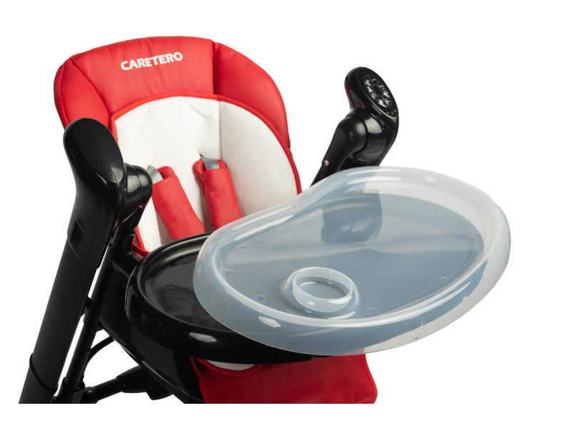 Стільчик для годування + гойдалка 2 в 1 Caretero Indigo Black Wine, Фото 11