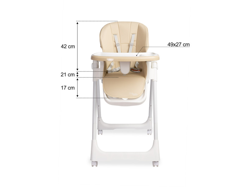 Стільчик для годування Caretero Megalo Beige, Фото 8