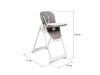 Стільчик для годування Caretero Megalo Dark Grey, Фото 17
