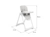 Стільчик для годування Caretero Megalo Light Grey, Фото 17