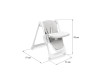 Стільчик для годування Caretero Megalo Light Grey, Фото 18
