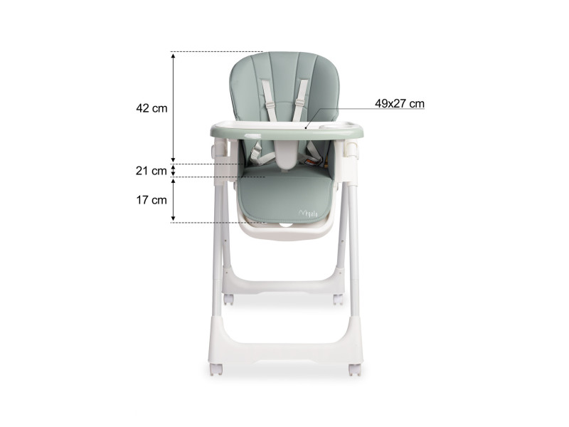 Стільчик для годування Caretero Megalo Mint, Фото 6