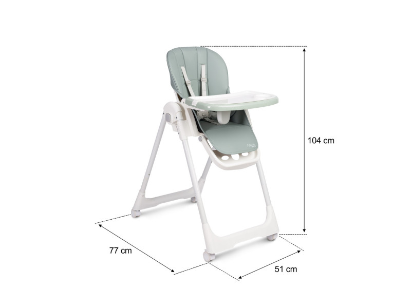 Стільчик для годування Caretero Megalo Mint, Фото 7