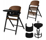 Стілець для годування Lionelo CELIA BLACK WOOD