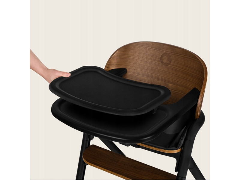 Стілець для годування Lionelo CELIA BLACK WOOD, Фото 4