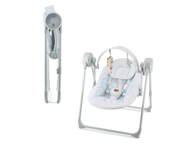 Крісло-гойдалка Kinderkraft Swingee Grey (KBSWIN00GRY0000), Фото 1