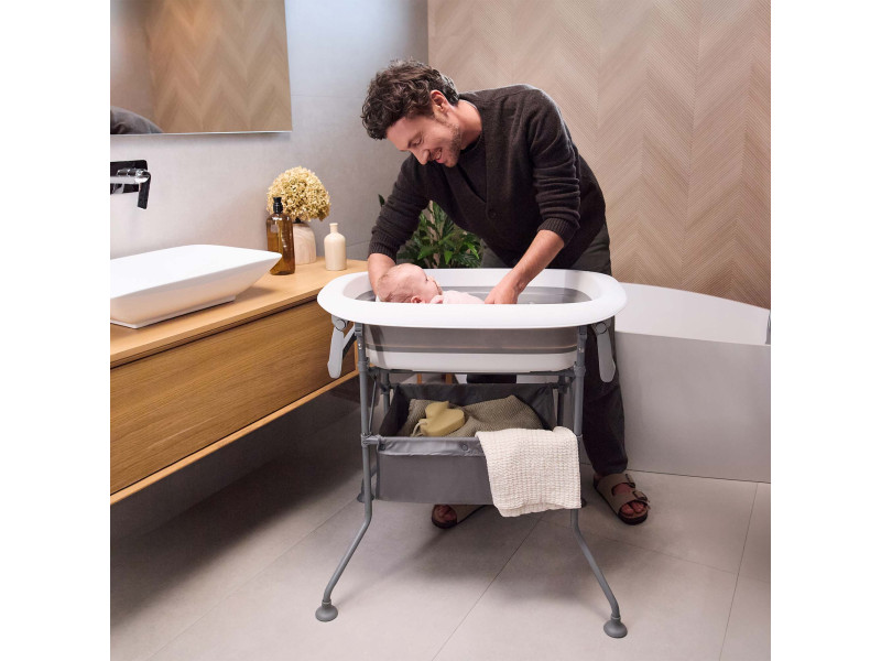 Столик для пеленання з ванночкою Kinderkraft Bubbly Grey (KABUBB00GRY0000), Фото 5