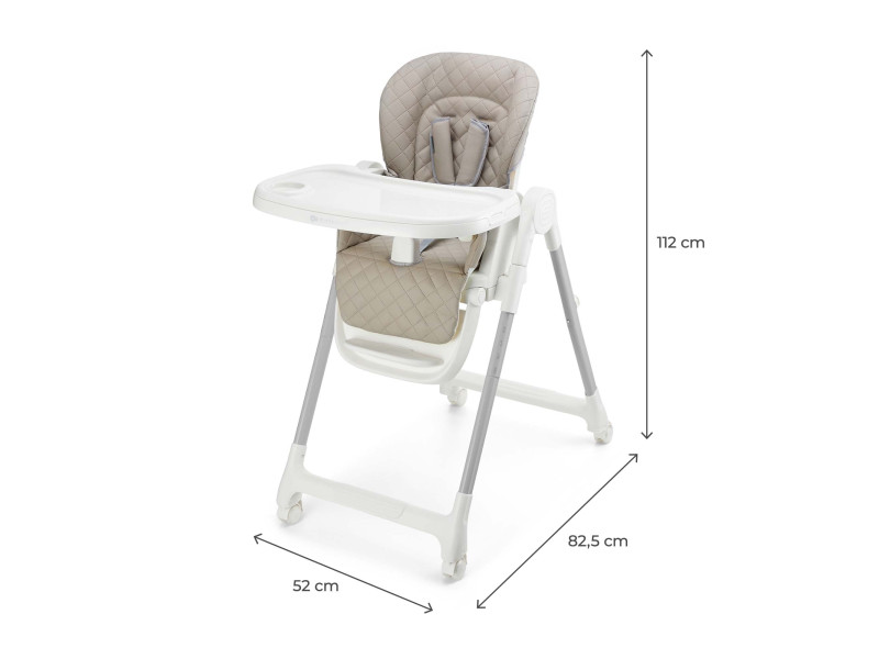 Стільчик для годування Kinderkraft Tulo Beige (KHTULO00BEG0000), Фото 6