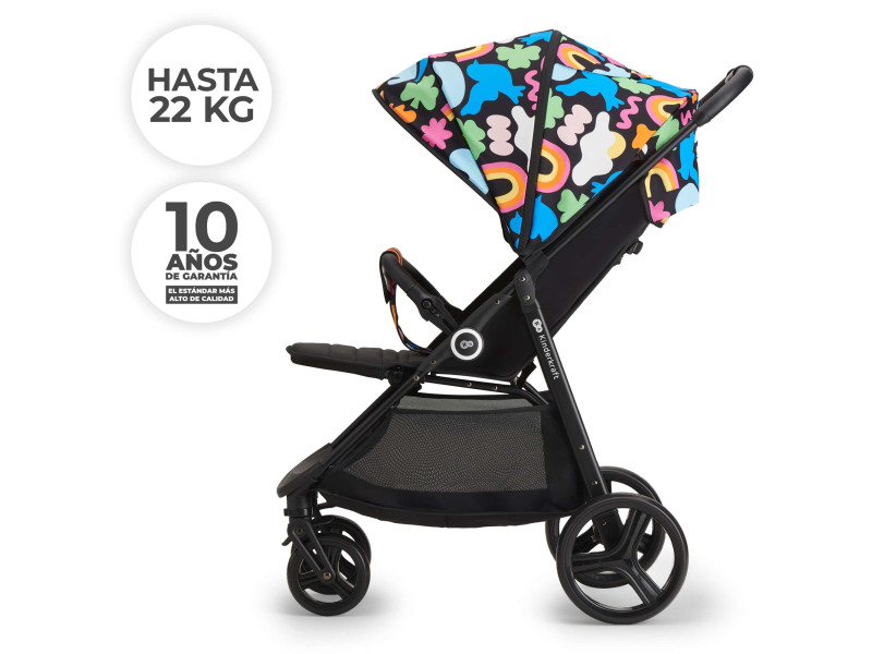 Прогулянкова коляска Kinderkraft Grande Plus Happy Shapes (KSGRAN00HAP0000), Фото 11