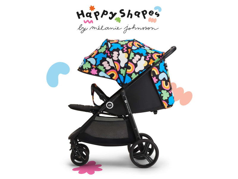 Прогулянкова коляска Kinderkraft Grande Plus Happy Shapes (KSGRAN00HAP0000), Фото 13