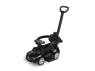 Машинка для катання Caretero (Toyz) Mercedes C-CLASS з батьківською ручкою Black