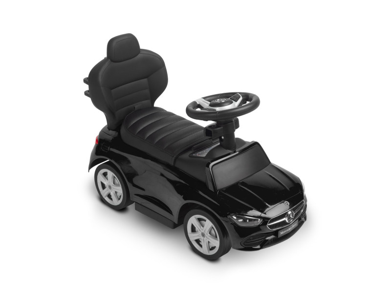 Машинка для катання Caretero (Toyz) Mercedes C-CLASS з батьківською ручкою Black, Фото 7