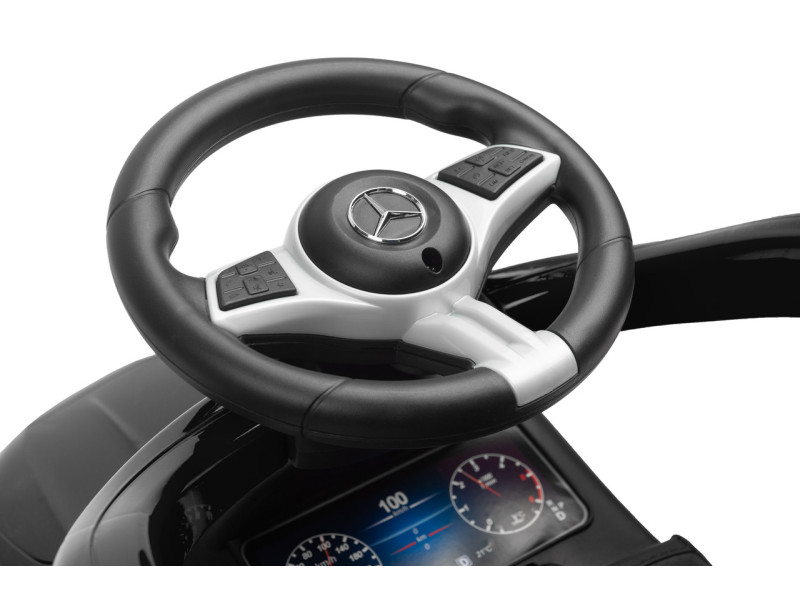 Машинка для катання Caretero (Toyz) Mercedes C-CLASS з батьківською ручкою Black, Фото 9