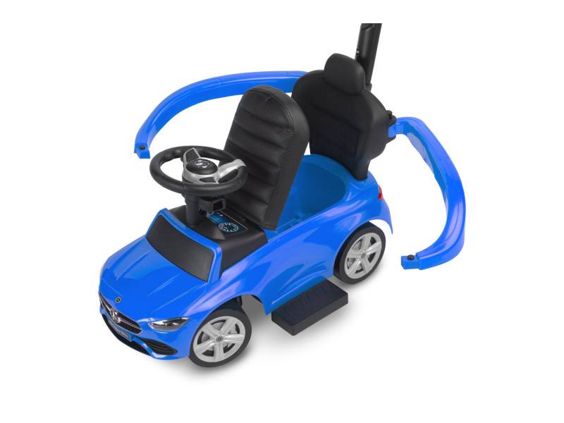 Машинка для катання Caretero (Toyz) Mercedes C-CLASS з батьківською ручкою Blue, Фото 6