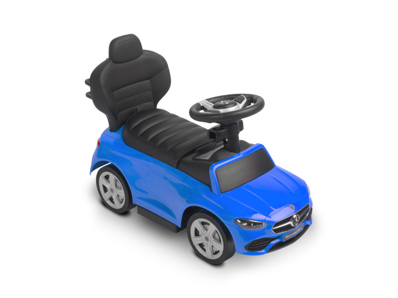 Машинка для катання Caretero (Toyz) Mercedes C-CLASS з батьківською ручкою Blue, Фото 7