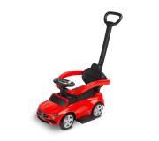 Машинка для катання Caretero (Toyz) Mercedes C-CLASS з батьківською ручкою Red