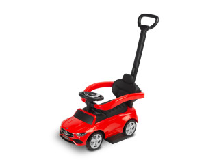Машинка для катання Caretero (Toyz) Mercedes C-CLASS з батьківською ручкою Red