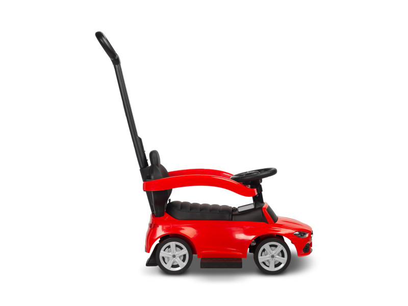 Машинка для катання Caretero (Toyz) Mercedes C-CLASS з батьківською ручкою Red, Фото 4