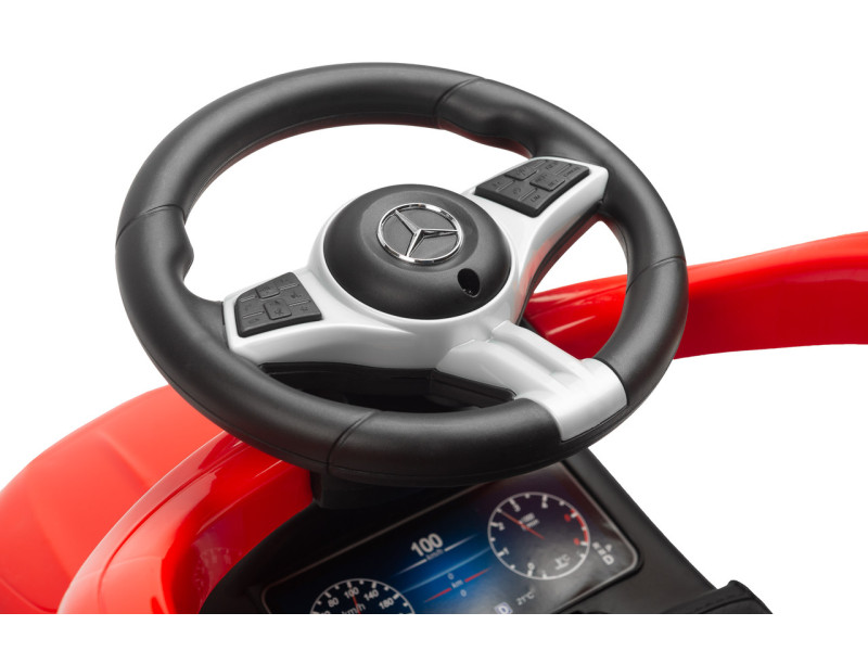 Машинка для катання Caretero (Toyz) Mercedes C-CLASS з батьківською ручкою Red, Фото 7
