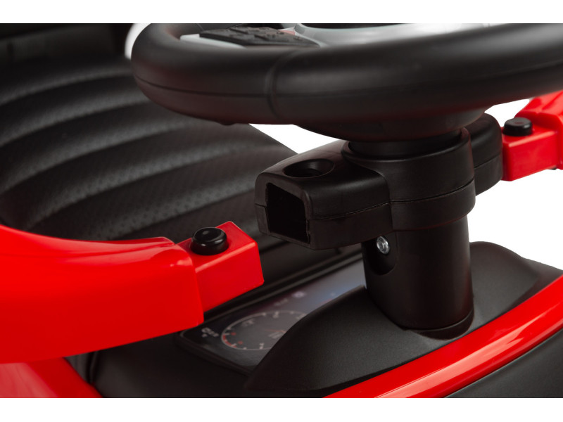 Машинка для катання Caretero (Toyz) Mercedes C-CLASS з батьківською ручкою Red, Фото 8