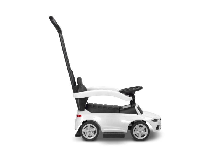 Машинка для катання Caretero (Toyz) Mercedes C-CLASS з батьківською ручкою White, Фото 3