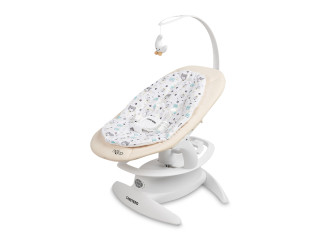 Дитячий шезлонг-гойдалка 2 в 1 Caretero Noco Beige