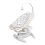 Дитячий шезлонг-гойдалка 2 в 1 Caretero Noco Beige