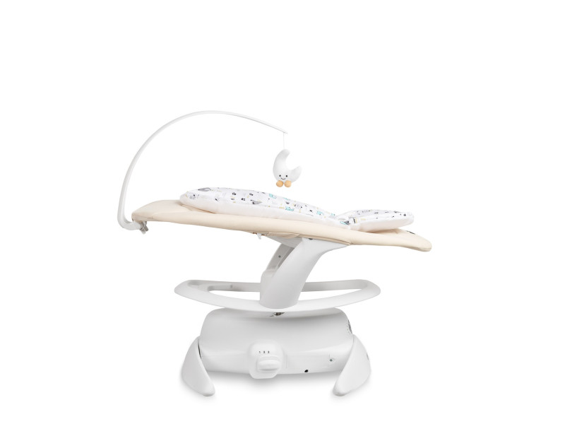 Дитячий шезлонг-гойдалка 2 в 1 Caretero Noco Beige, Фото 6
