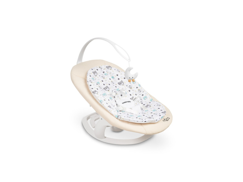 Дитячий шезлонг-гойдалка 2 в 1 Caretero Noco Beige, Фото 7